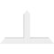 Ekena Millwork Portland Architectural Grade PVC Gable Bracket, 36"W x 22 1/2"H x 4"D x 4"F, 15/12 Pitch GBP036X23X0404POR00 - alternate 2